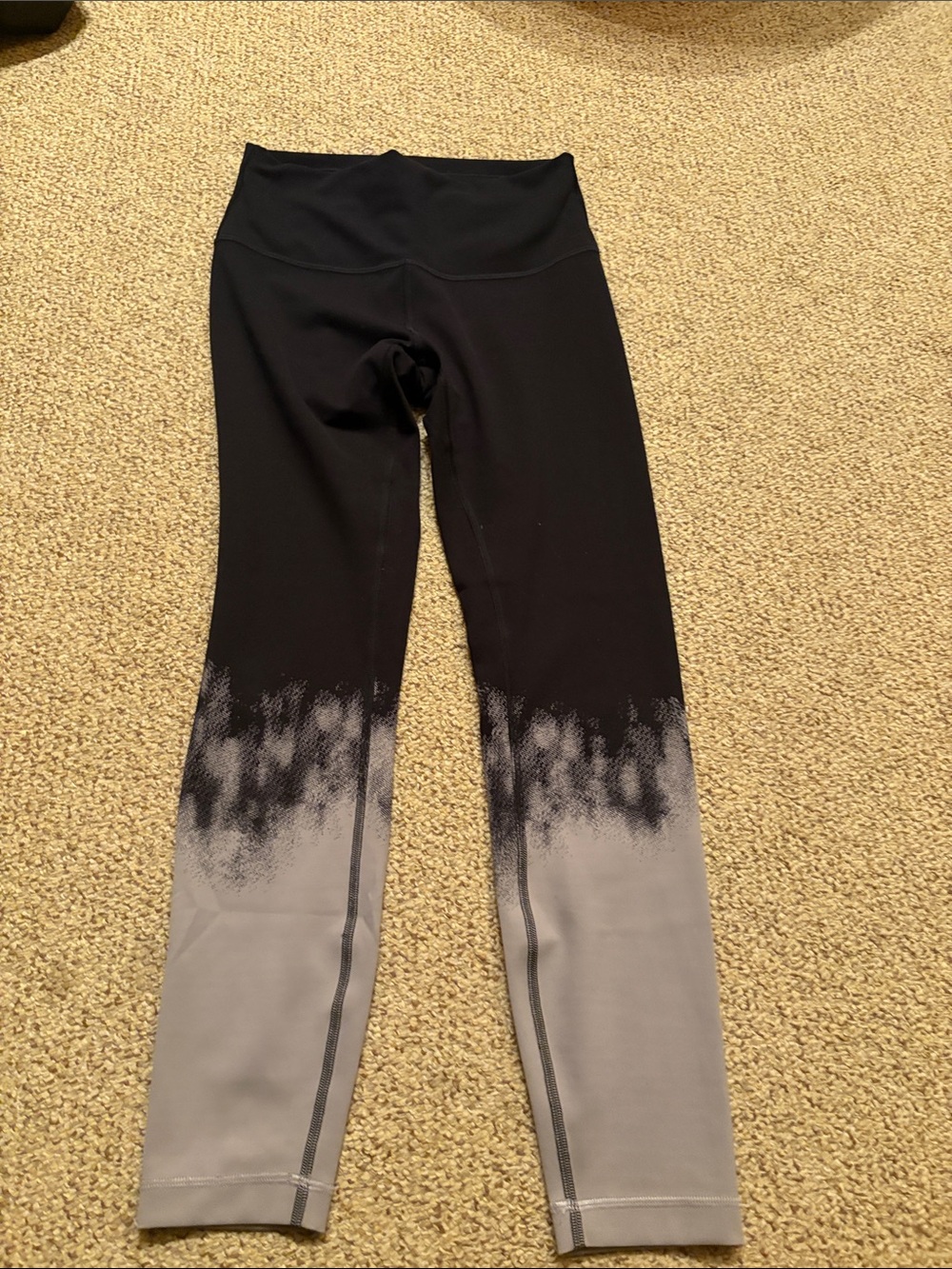 lululemon athletica Girls' Black to Gray Ombre Leggings